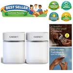 Elegant 10OZ Glass Medicine Jars With Moisture-resistant Rx Caps Reusable Set New. Price: $44.99.