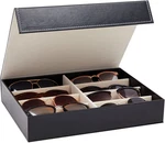 Juvale Glasses Case Organizer 8-SLOT, 12.6 9.8 2.5 In, Black Faux Leather New. Price: $34.30.