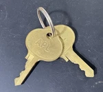 Set Of Apl Traffic Signal Cabinet #2 Keys Lock Auto Highway Safety Usa Used. Price: $35.00.