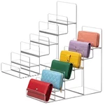 Kathfly 2 Pack 6-TIER Acrylic Display Stand For Purses & Wallets, Clear Riser... New. Price: $43.28.