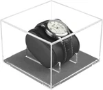 Homakover Acrylic Watch Display Case With Leather Pillow, Clear New. Price: $23.23.