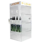 New! Acrylic Locking Display Case - Retail Store Juice Bottle Cabinet. Price: $89.95.