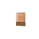 Challenger 48"W X 66"H 16"D Floor Case, Cork Back, Satin Finish, Lt. Oak... New. Price: $4751.90.