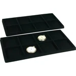 2 Black 8 Compartment Display Tray Inserts New. Price: $11.82.