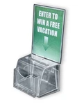 Transparent Azar Displays Medium Lottery Box / Suggestion Sku 206007 New. Price: $15.00.