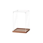 Jujomat Acrylic Display Case For Collectibles Clear 8 X 12 Inches, Walnut New. Price: $40.99.