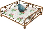Owlgift Collection Bronze Coated Metal Flat Napkin Holder Dispensing Stand New. Price: $36.39.