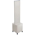 Azar Displays Two-sided Pegboard Floor On White Studio Wheeled Base.... New. Price: $271.07.