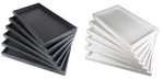 Stackable Jewelry Display Trays 1IN Deep Plastic Black White 3 Or 6 Pack New. Price: $27.95.