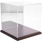 Plymor Acrylic Display Case With Hardwood Base (mirror Back), 8" X New. Price: $110.81.