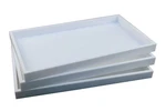3-PIECE 1-INCH Deep White Full Size Plastic Stackable Jewelry Tray 14 3/4 X 8... New. Price: $38.24.