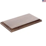 Solid Walnut Rectangular Wood Display Base With Ogee Edge, 9.75" 4.5" X... New. Price: $44.33.