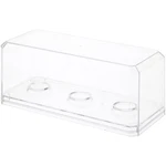 Pioneer Plastics Clear 3 Golf Ball Case W/ Base 6.125"W X 2.625"D 2.25"H New. Price: $131.35.