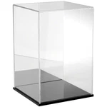 Plymor Clear Acrylic Case W/ Black Base (mirror Back), 10" X D 15" H New. Price: $186.70.