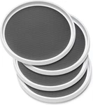 Set Of 4, Non-skid Lazy Susan Organizers Pack, Gray New. Price: $34.70.