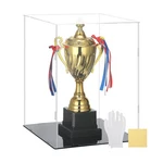 Yungyan 1 Pack Clear Self-assembly Acrylic Display Case Transpa... Fast Usa Ship New. Price: $32.73.