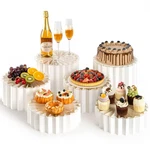 Puersi 6 Pack Buffet Risers, Foldable Food Display For Party, ... New. Price: $58.53.