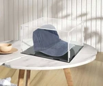 Clear Acrylic Hat Display Case Stand Holder For Baseball Football Cap. Price: $32.45.