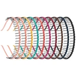 Framendino, 10 Pack Ribbon Wrapped Metal Headbands With Teeth Comb Hair Hoop ... New. Price: $19.17.