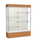 Reliant 60"W X 80"H 16"D Lighted Floor Case, Plaque Back, Satin Finish,... New. Price: $4591.62.