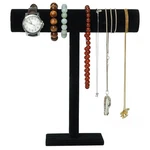 Ganen T-bar Necklace 12 Inches (h) X 11 (w) 3.5 (d), Black New. Price: $14.43.