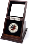 Challenge Coin Display Case Walnut Color 1.5-1.75 Inch 38-44.5 Mm Holder New. Price: $86.99.