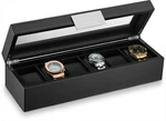 Glenor Co 6 Slot Watch Box For Men Luxury Carbon Fiber Design New. Price: $43.95.