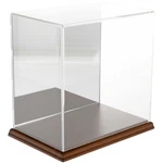 Plymor Clear Acrylic Case W/ Hardwood Base (mirror Back), 9" X 6" New. Price: $105.93.