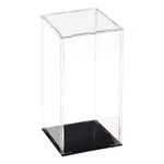 Uxcell Acrylic Clear Display Case Box 3.9X3.9X9.8 Inch, With Black Base New. Price: $25.06.