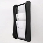 Wall Unit 3 Tier 8.5X11 Mounting Plastic Clear Pet Pocket File Organizer New. Price: $111.67.