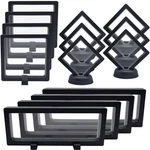 14 Pcs 3D Floating Display Case Frame Holder Stands Transpar... New. Price: $30.29.