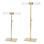 Jewelry Display Stand 2 Packs Stainless Steel Purse Acrylic Nec... New. Price: $57.55.