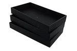 3-PIECE 2-INCH Deep Black Full Size Plastic Stackable Jewelry Tray 14 3/4" X ... New. Price: $52.44.
