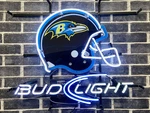 Baltimore Ravens Helmet Beer 20"X16" Neon Sign Light Lamp Bar Party Gift Decor New. Price: $133.79.