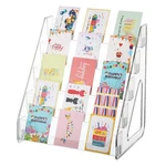Hlimior 5 Tier Acrylic Card Display Stand(tall Height), Clear New. Price: $26.90.
