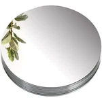 Suwimut Set Of 12 Round Mirror Candle Plate Inch Trays Ci... New. Price: $38.90.