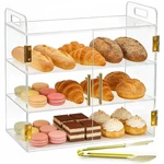 3-TIER Acrylic Bakery Display Case With Auto-close Door For Pastries & Desserts New. Price: $126.99.