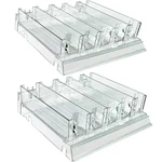 Azar Displays 225830-TALL-CLR-2PK Adjustable Divider Bin Cosmetic Tray New. Price: $69.19.