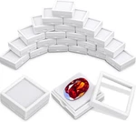 30 Pcs Gemstone Display Box Jewelry Container With Clear Top Lids Bulk 1.57' New. Price: $32.93.