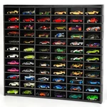 Toy Car Storage Display Case, 72 Slots Model Shelf For 1/64 Scale... New. Price: $82.57.