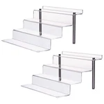 Cecolic Acrylic Riser Shelf 4 Tier Clear Display Stand For Collectibles Pop F... New. Price: $43.24.