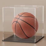 Acrylic Display Case, 11X11X11 Inch Cube Matte Black Base New. Price: $68.99.