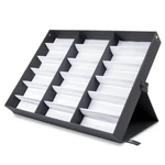 18 Slot Sunglasses Organizer Box Stand Display Case/tray, Fabric Lined & Snap... New. Price: $46.07.