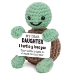 Mini Funny Turtle Mothers Day Daughter Gifts From Mom Small, Green And Brown New. Price: $24.71.