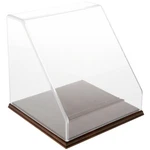 Plymor Clear Acrylic Slanted Front Case W/ Hardwood Base, 10" X New. Price: $143.93.