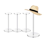 Chunful 4 Sets Acrylic Hat Holder Wig Display Rack Clear Pedestal Stand... New. Price: $28.79.
