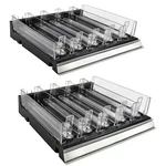 Azar Displays 225830-TALL-BLK-2PK Adjustable Divider Bin Cosmetic Tray New. Price: $69.19.