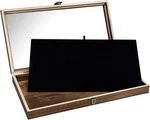Mooca Wooden Jewelry Display Case With 15''W X 8 1/2''D 2''H, 1) Brown New. Price: $35.98.