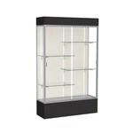 Spirit 48"W X 80"H 16"D Lighted Floor Case, Plaque Back, Satin Finish,... New. Price: $3841.03.