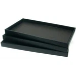 888 Display Usa 3-PIECE 1 -inch Deep Black Full Size Plastic Stackable Jewelry New. Price: $30.82.